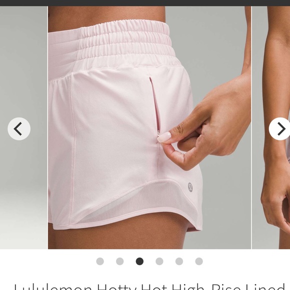lululemon athletica Pants - Lululemon sz 8 Hotty Hot Shorts Flush Pink tennis running loungewear barbiecore